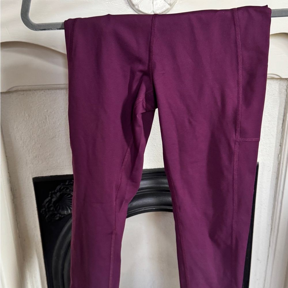 Girlfriend Collective Compressive Pocket Leggings - XS - Plum Purple - NWOT